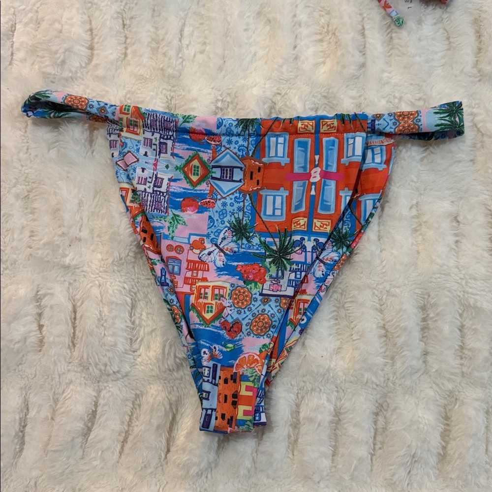 Colorful Patterned Bikini Set - Picture 3 of 3